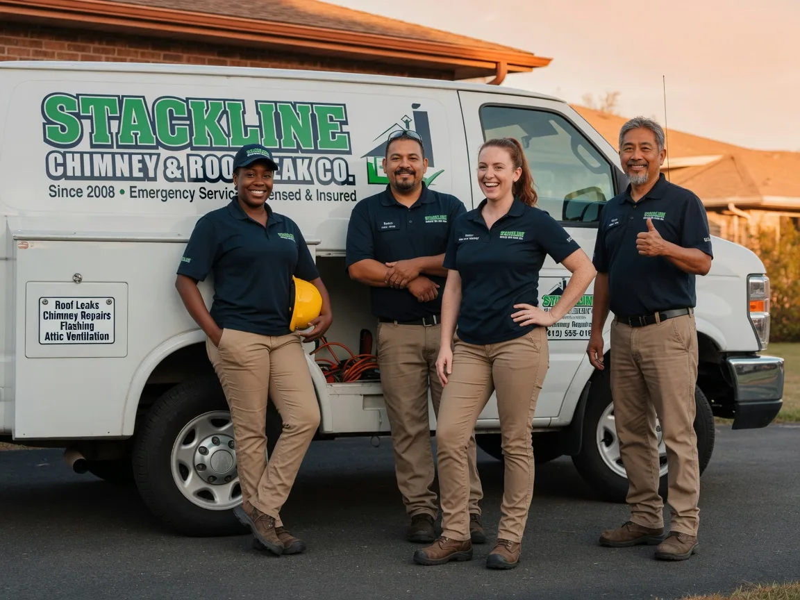 Chimney flashing repair company in Denmark, IA
